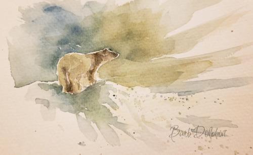 Polar Bear <BR>7½x5½ <BR>$25