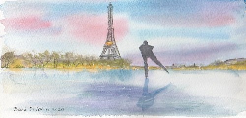 Eiffel and Ice <BR>10x4½ <BR>$30