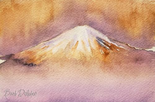 Mt Fuji<BR>9x6$35