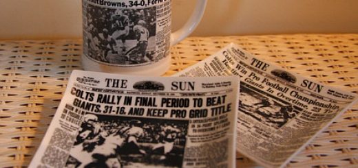 Baltimore Colts Ash trays, beer mug