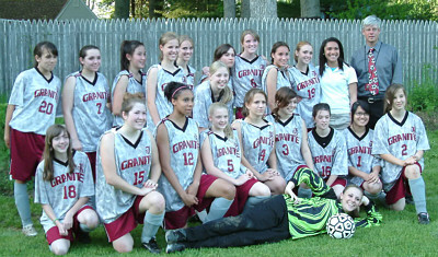 Granite Baptist School Girls Soccer Team