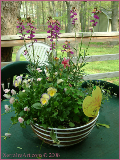 Basket of flowers