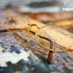 jigsaw puzzle and glasses