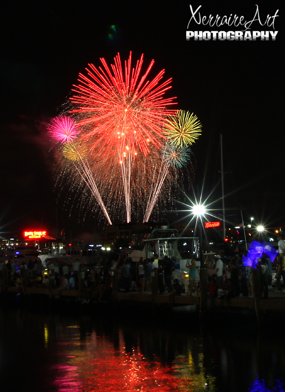 Fireworks at Baltimore Harbor